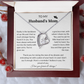 To My Husband's Mom - "Backbone of Our Family" Forever Love Necklace