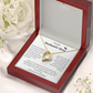 To My Husband's Mom - "Backbone of Our Family" Forever Love Necklace