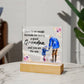 Acrylic Square Design_Grandpa